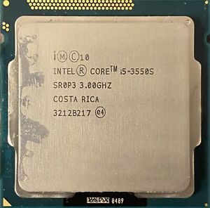 Intel Core i5 3550S Quad Core CPU (6M Cache 3GHz 3rd Generation) LGA 1155