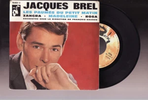  EP JACQUES BREL-LES PAUMES DU PETIT MATIN-BARCLAY-FRENCH - Picture 1 of 2
