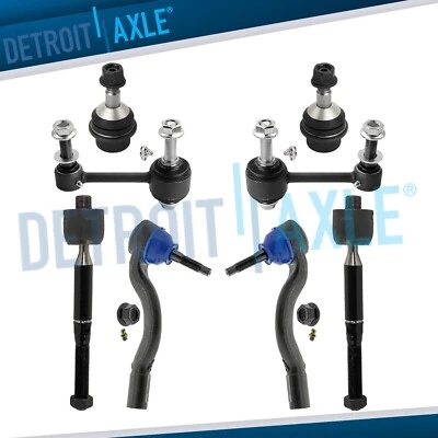 Barras estabilizadoras delanteras 8 piezas varillas de amarre rótulas para Dodge Durango Jeep Grand Cherokee Foto 1 de 4