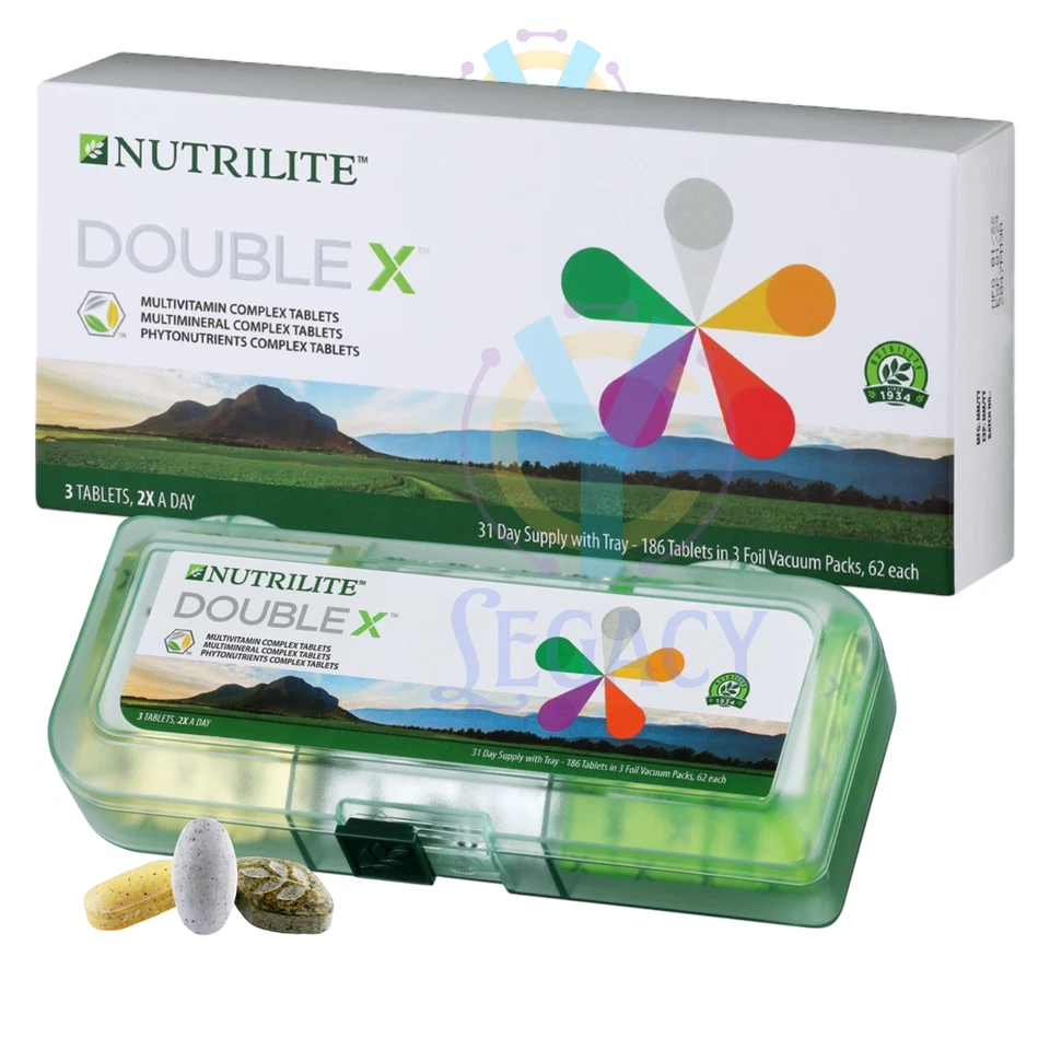Nutrilite Double X Fitonutriente 31 días Producto MultiVitamínico Nueva Fórmula Mejorada Foto 1 de 4