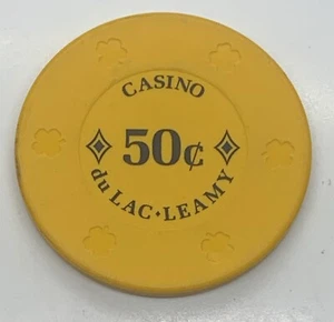Casino du Lac Leamy - Gatineau Quebec Canada $0.50 Chip Clover Mold - Diamond - Picture 1 of 2
