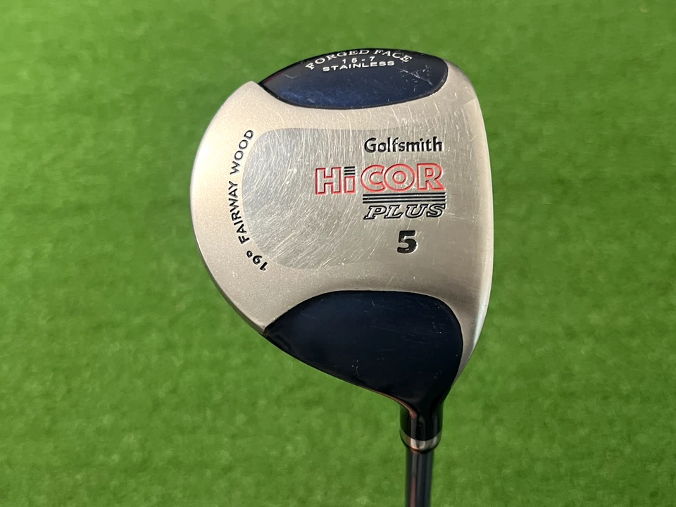 GOLFSMITH HI-COR PLUS Cara Forjada (5) MADERA 19* Diestro Grafito Suave Flex Foto 1 de 4