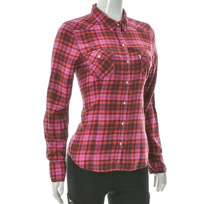 Levi's Women's Two-Pocket Shirt Long Sleeve Twill Plaid Button Up Top Size s - Image 1 of 4
