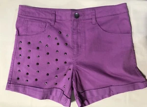 Girls Disney D-Signed Shorts Metal Spikes size XL (12) - Picture 1 of 3