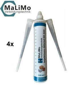 4x MALIMO Injektionsmörtel IM 300 Verbundmörtel Montagemörtel 300ml - Bild 1 von 1