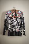 Adidas Hoodie Farm Rio x Patchwork Botanical Leopard Embroidered Floral