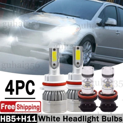 Faro antiniebla LED bombillas blancas para Suzuki SX4 2007-2013 4X Combo 9007 y H11 Foto 1 de 4