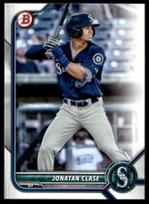 2022 Bowman Draft BD-30 Jonatan Clase   Seattle Mariners  Baseball Card