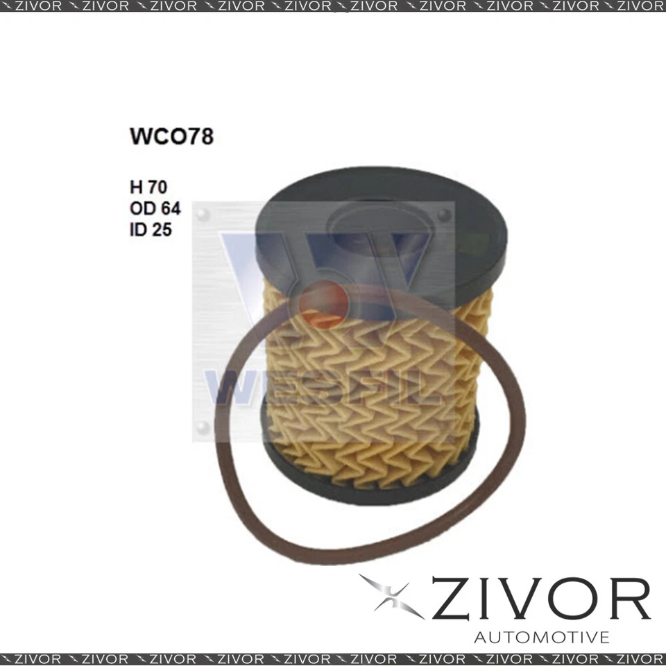 COOPER Oil Filter For Peugeot 207 1.4L 02/07-on - WCO78  *By Zivor* - image 1 of 1