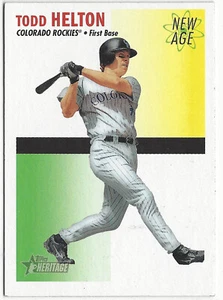 2004 Topps Heritage New Age Todd Helton NAP12 - Picture 1 of 2