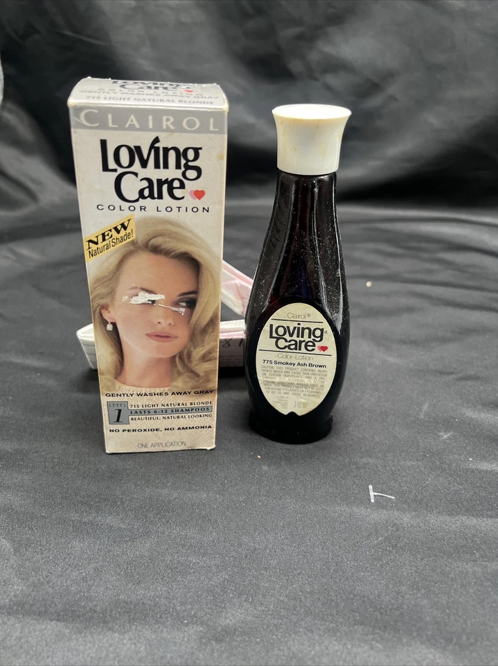 Paquete de 1 color de cabello marrón ceniza ahumada Loving Care 775 de la marca Clairol paquete incorrecto Foto 1 de 4