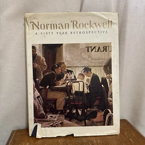 Norman Rockwell A Sixty Year Retrospective Abrams Buechner Coffee Table Book HC - Picture 1 of 12