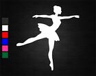 BALLERINA BALLET DANCE VINYL DECAL STICKER CAR/VAN/WALL/DOOR/LAPTOP/WINDOW #2