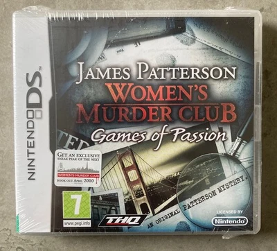 James Patterson Women's Murder Club: Games of Passion (Nintendo DS) New Sealed - Image 1 of 4