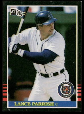 1985 Donruss #49 Lance Parrish Detroit Tigers Baseball Card - Image 1 of 2