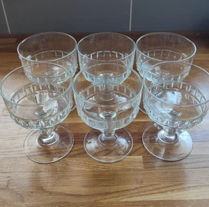 Vintage X6 Luminarc Champagne glass saucers. Verrerie D'Arques. France. Sundae. - Picture 1 of 4