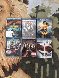 New Marvel + DC Movies Lot of 6 Blu Rays 3 Are New: Constantine, Avengers More - Picture 1 of 5