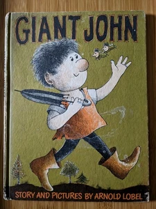 GIANT JOHN Hardcover Weekly Reader Club Book by Arnold Lobel Harper Vintage 1964 - Picture 1 of 5