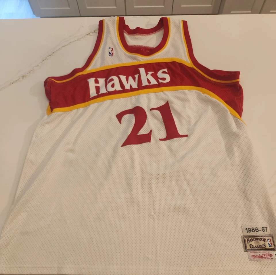 Camiseta Mitchell Ness M&N Atlanta Hawks Dominique Wilkins Auténtica 54   Foto 1 de 4