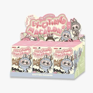 Pop Mart Labubu die Monster aufregend Macaron Vinyl Gesicht Plüsch Anhänger Blindbox - Bild 1 von 15