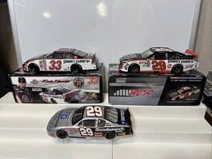 Lot of 3 Kevin Harvick Jimmy John's #33 & #29 & GMG Signed 1:24 Diecast Impala - Picture 1 of 22