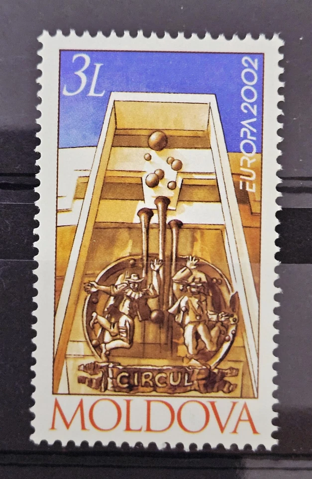 Europa CEPT 2002, 1v. Circo. MNH. MOLDAVIA.  Foto 1 de 1