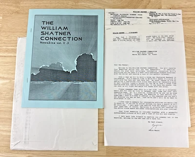 The William Shatner Connection Official Fan Club WSC Newzine Magazine Volume II Foto 1 de 4