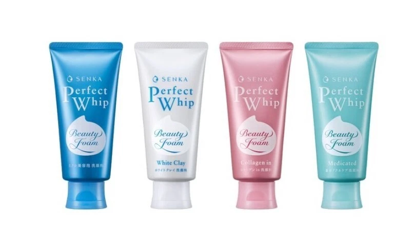 SHISEIDO Senka Perfect Whip Face Wash Cleaning Foam Collagen Cleanser 120g USA - Image 1 of 1