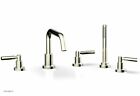 Phylrich D2132d1to-15 Basic Three Handle Tub And Shower Set Finish: Satin Nickel