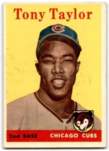 1958 Topps Tony Taylor Chicago Cubs #411 - Picture 1 of 2