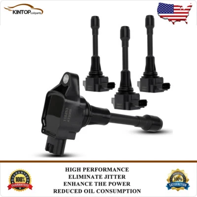 4 bobinas de encendido para Nissan Versa Versa Note Suzuki Equator 2,5 L 2009-2012 14-19 Foto 1 de 4