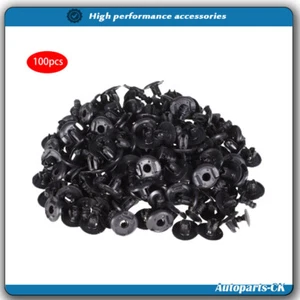 NEW Automotive Plastic Clip Black Suitable For 1984-2012 Nissan Infiniti 100 Pcs - Picture 1 of 10