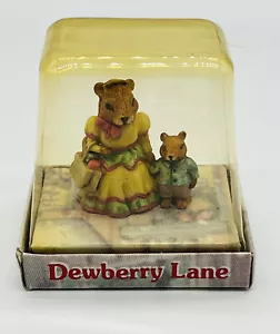 Susan Wheeler Dressed Dewberry Lane Badger Figurine Mother Baby Possible Dreams - Picture 1 of 5