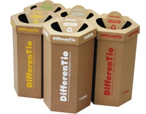 Kit 6 Bidoni raccolta differenziata Midifferenzio Lt 95 - Foto 1 di 8