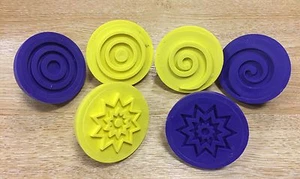 Anthony Peters Easi Soft Grip Stampers Click Together Opposites paint ink stamps - Bild 1 von 7