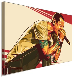 Linken Park Chester Bennington Leinwandbild AK ART Kunstdruck Wandbild Wanddeko - Bild 1 von 5