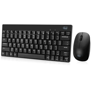Adesso WKB-1100CB Kb 2.4Ghz Wireless Mini Keyboard And Mouse Combo Retail - Picture 1 of 1