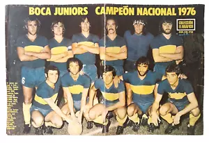 Hugo Gatti Tarantini Vintage 1976 Boca Juniors Champion Poster Argentina 11x16 - Picture 1 of 8