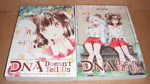 DNA Doesn't Tell Us Vol.1,2 Manga Novelas Gráficas Conjunto Completo Inglés  - Imagen 1 de 3