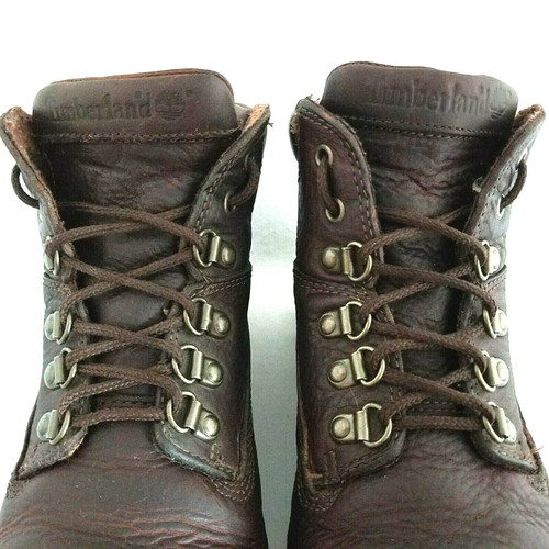 TIMBERLAND Stivali da Escursionismo Marroni in Pelle Lacciati 64380 Donna US 9 5M EU 41*