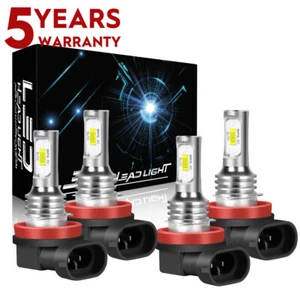 For Chevy Impala 2006 2007 2008-2013 Combo 4X 6000K LED Headlights Hi-Low Bulbs - Picture 1 of 18