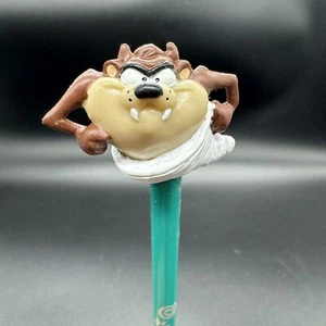 Vintage 90er TAZ Looney Tunes Toons Tasmanischer Teufel Bleistift PVC Topper Applause - Bild 1 von 5