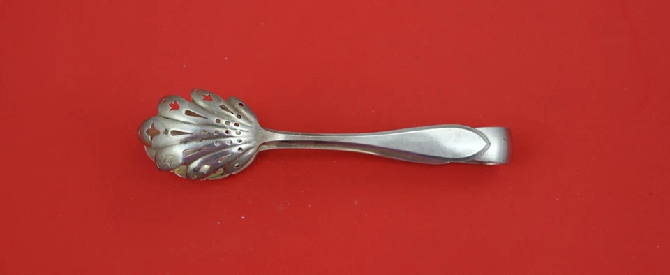 Pinza de hielo John Winthrop de International de plata esterlina 6 3/4" Foto 1 de 2