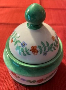 Vintage Seltman Weiden Porcelain Bavaria W Germany Floral Jam Jar as shown - Picture 1 of 6