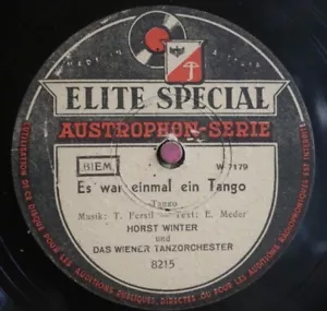 Horst Winter 78 RPM / Es War Einmal Ein Tango & Zwei Gitarren ... (21-0524-VH) - Imagen 1 de 2