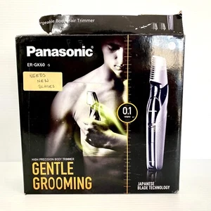 Panasonic ER-GK60 V-Shaped Body Hair Trimmer - Box Set - Need New Blades - Picture 1 of 3