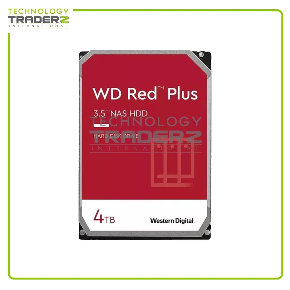 WD RED PLUS 4TB 3.5" SATA DRIVE 5400RPM 256MB - WD40EFPX ** (READ FIRST)