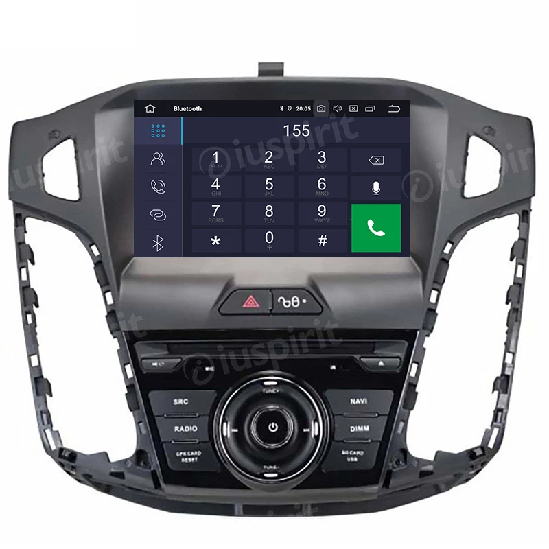 ANDROID autoradio navigatore per Ford Focus 2011-2015 GPS DVD WI-FI Bluetooth Mi - Immagine 1 di 1