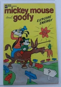 Walt Disney Comic Book Mickey Mouse and Goofy Explore Energy 1976 Promo - Picture 1 of 3