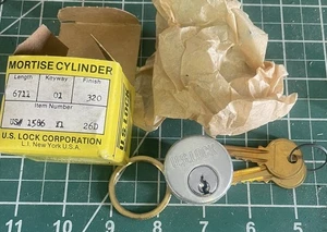 Interruptor eléctrico Us Lock cilindro de mortaja unidireccional con máquina de anillo de rosca Y1 nuevo - Imagen 1 de 7